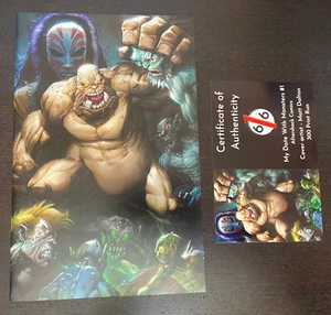 MY DATE WITH MONSTERS #1 (Aftershock 2021) -- Dalton VIRGIN VARIANT Ltd to 300 - Picture 1 of 2