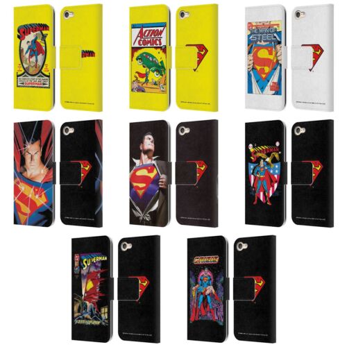 SUPERMAN DC COMICS FAMOUS COMIC BOOK COVERS LEATHER BOOK CASE FOR iPOD TOUCH