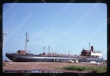 sl83 Original slide 1976 ss Meteor ? huge long ship 469a