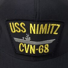 USS Nimitz Snapback Baseball Cap CVN-68 Navy USA Made Northstar Embroidered Hat