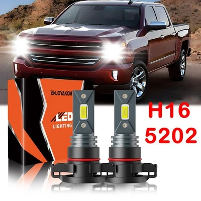 Kit de bombillas antiniebla LED para Chevrolet Silverado 2500 2015-2018 6000 k Foto 1 de 4