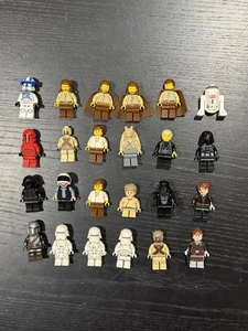 LEGO Star Wars Minifigure Lot of 24 Clone Trooper JEDI Darth Vader Luke Anakin - Picture 1 of 4