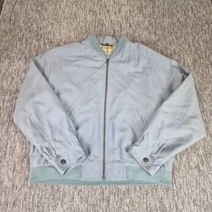 Baracuta Harrington Mens Size XL Extra Large Light Green Full Zip Bomber Jacket - Picture 1 of 15