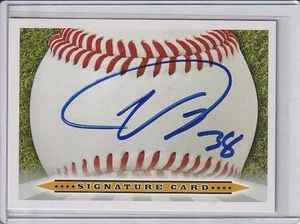 Ubaldo Jimenez Autographed Baseball Signature Card-Rockies/Orioles - Picture 1 of 2
