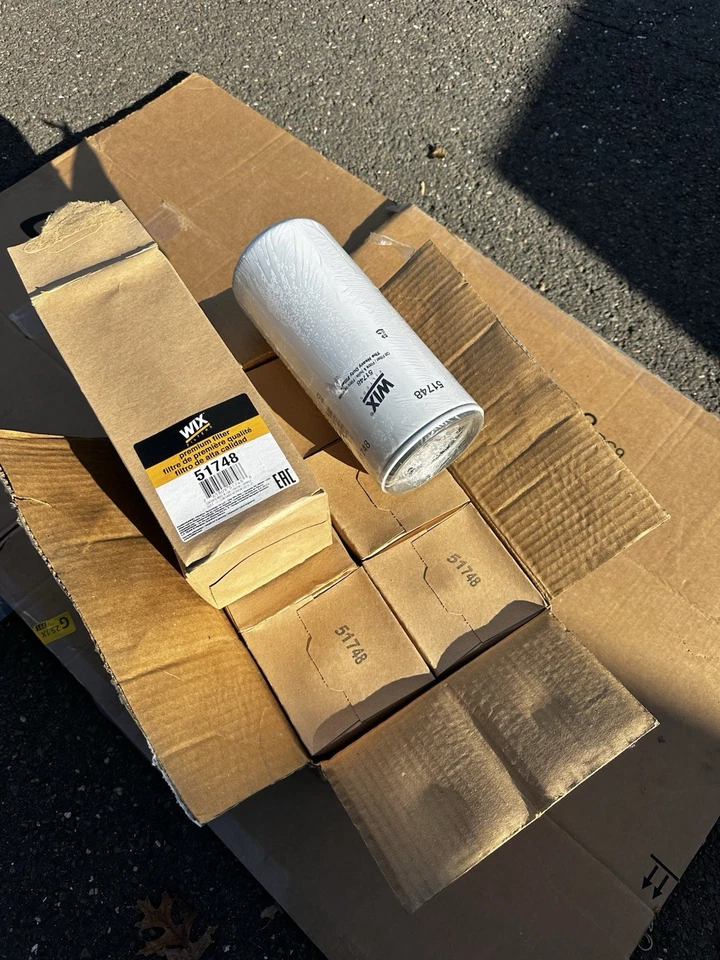 6 件发动机机油过滤器 WIX 51748 适用于 KENWORTH, PETERBILT — 第 1/4 张图片