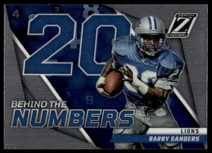 2022 Zenith #BN-BS Barry Sanders Behind the Numbers - Bild 1 von 2