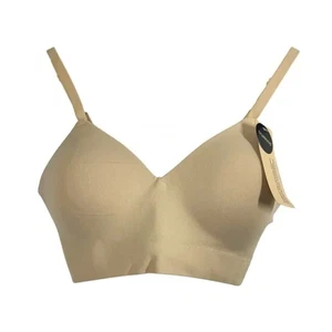 Truekind Bra Size S Supportive Comfort Wireless Shaping Bra NEW Chai Beige - Picture 1 of 9
