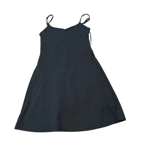 Girlfriend Collective 6101 Juliet Strappy Dress Black Size 5XL New - Picture 1 of 4