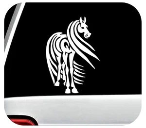 Adesivo decalcomania finestra design tribale pelo di cavallo auto laptop stilista - Foto 1 di 4