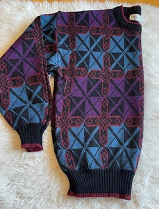 The Men’s Store Sears Size L Vintage 90s Sweater Navy Grandpa Cosby Sweater - Picture 1 of 6