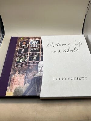 Книга-книжка Shakespeare's Life and World Folio Society 2004 HC чехол-книжка - Изображение 1 из 4