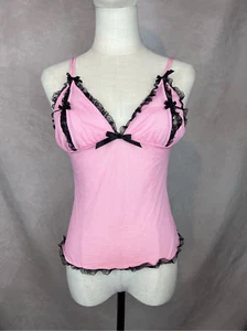 Vintage Y2K Victoria’s Secret Pretty Little Things baby doll pizzo canottiera linge - Foto 1 di 6