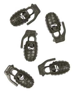 Pack de 10 tapones de cordón piña, capucha, lazo, chaqueta, ejército, exterior -NUEVO- - Imagen 1 de 4