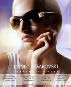 2008 Daniel Swarovski gafas de cristal 1 página anuncio de revista - Imagen 1 de 1