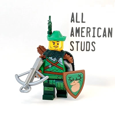 LEGO Castle Elven Dark Forestmen Minifigure Rogue Knight BAM Warrior Forestman - Image 1 of 4