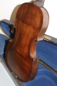 Alte Geige Violine ca. 59 cm mit Bogen und Koffer Signiert Karl .... 1861 ? - Picture 1 of 24