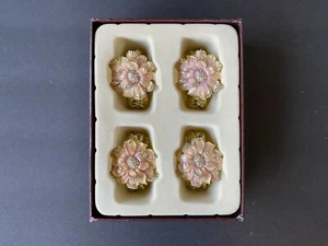 Anillos de servilleta PAPYRUS flor de cerezo, juego de 4 - Imagen 1 de 8