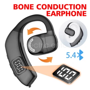 Wireless Bluetooth 5.4 Earpiece Trucker Headset Driving Noise Cancelling Earbuds - Picture 1 of 23