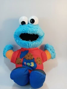 Sesame Street Talking Counting 123 Cookie Monster Figure Plush - 2013 Hasbro - Picture 1 of 3