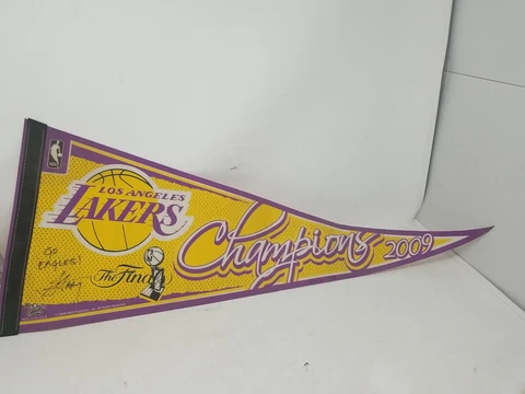 Los Angeles Lakers 2009-10 NBA championship Team Pennant Champions z Cover