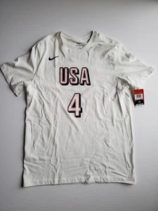 NEW Nike Steph Curry 2024 Paris Olympics Basketball Team USA T-Shirt Large - Picture 1 of 7