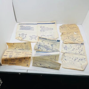 GI Joe 1988 Phantom X-19 & Thunderclap Original Instruction Blueprints *READ - Picture 1 of 10