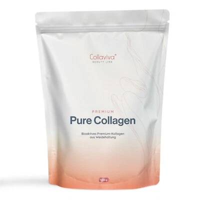 Kollagenhydrolysat Pulver 500g – Vom Weiderind - Abgefüllt in DE - Collaviva