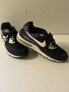 RARE NIKE Air Max LTD Wright Men US 9.5 Black Purple White Shoes 317551-053 - Picture 1 of 10