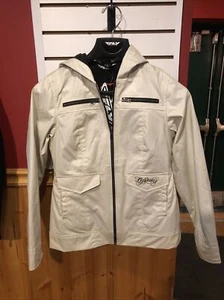 FLY Racing Womens Ladies Waxed Jacket w/ Fleece Liner IVORY Small - Bild 1 von 10