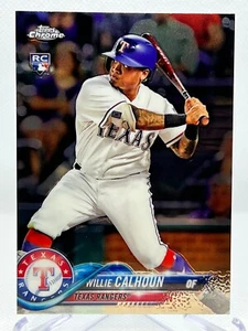 WILLIE CALHOUN RC 2018 Topps Chrome Baseball #113 Rookie - Picture 1 of 2