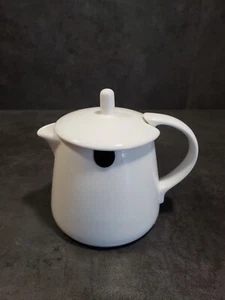 Teabag Teapot Ceramic Teabag Rest Individual Serving White Forlife - Picture 1 of 14