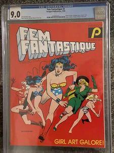 Fem Fantastique #3 (1978, Paragon) CGC 9.0 Rare Only Graded copy in census - Picture 1 of 4
