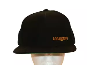 Localgrove Embroidered Black Snapback Hat - Picture 1 of 8