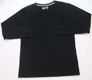Camiseta Top Russell Athletic Negra Grande Manga Corta Cuello Redondo Sólida 1648 - Imagen 1 de 6
