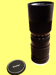 Vivitar 85mm-205mm Tele-Zoom Camera Lens: Fits Canon F1 camera