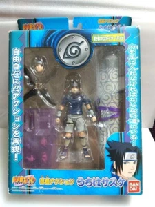 A720 NINJA ACTION NARUTO SASUKE ACTION FIGURE SET W/ SCROLL BANDAI From Japan - Picture 1 of 9