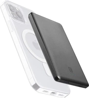 Power Bank MAG LITE 5000 - Caricabatterie portatile Wireless da 5000mAh - Tecnol - Immagine 1 di 4