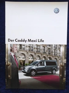 VW Caddy Maxi Life Prospekt 09.2007 - Picture 1 of 7