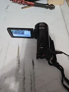 JVC Everio GZ-E-10VU 40X Optical Zoom HD Camcorder Black Battery/Memory/Ag - Picture 1 of 14