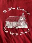 St.John Lutheran The Brick Church Vintage Tee Made In Usa Medium Single Stitch