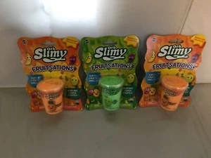 3-Pack Orb Slimy Fruitsations Fruit Scented Slime Natural And Safe 3.1 Oz New - Imagen 1 de 7