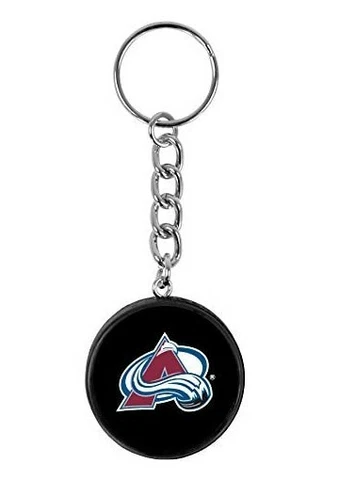 Colorado Avalanche NHL Mini Hockey Puck Team Logo Keychain Cover