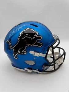 Fútbol auténtico tamaño completo alternativo autografiado por David Montgomery Detroit Lions - Imagen 1 de 3