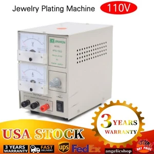 Máquina de chapado oro plata kit de galvanoplastia plato herramienta de procesamiento de joyas! - Imagen 1 de 12