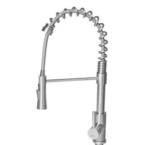 BBQGuys Signature Stainless Steel Outdoor Single Handle Pre-Rinse Coil-Spring - Picture 1 of 5