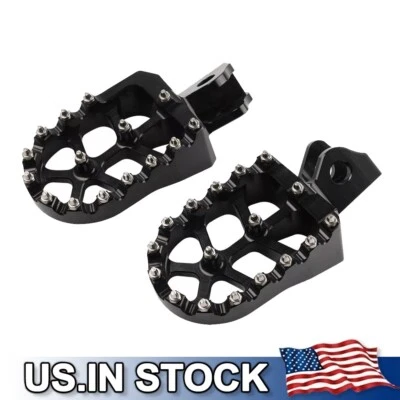BLACK Foot Pegs Rest Pedal For Kawasaki KLX150L 2014-2021 KLX230 2020-2023 Foto 1 de 4