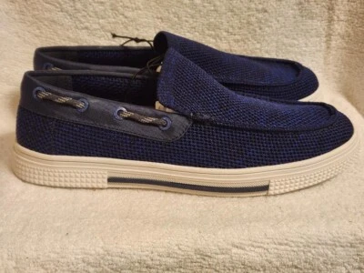 Zapatos sin cordones Kenneth Cole Reaction para hombre de punto traza - azul marino o Greoge Foto 1 de 4