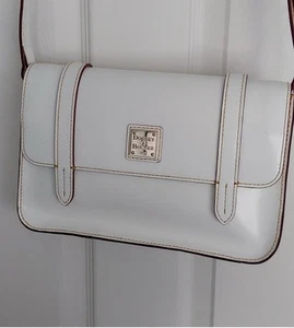 Dooney & Bourke Florentine leather messenger handbag NEW - Picture 1 of 9