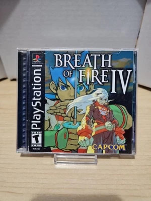 Breath of Fire IV Sony PlayStation 1, 2000, Complete Black Label Edition - Image 1 of 4