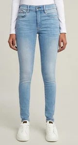 G-Star, Damen, Jeans, Skinny, 3301 High Skinny Wmn NEW, Hellblau, W28 L36 - Picture 1 of 6